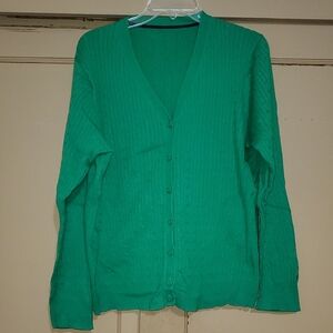 Tommy Hilfiger Vibrant Green Women's Cardigan